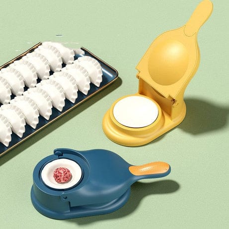 2-in-1 Manual Dumpling Maker & Dough Press Machine – Portable Samosa & Gujiya Mould Tool | Easy Kitchen DIY Pastry Accessory