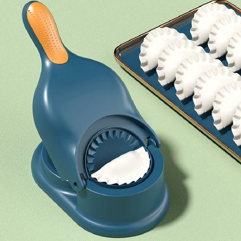 2-in-1 Manual Dumpling Maker & Dough Press Machine – Portable Samosa & Gujiya Mould Tool | Easy Kitchen DIY Pastry Accessory