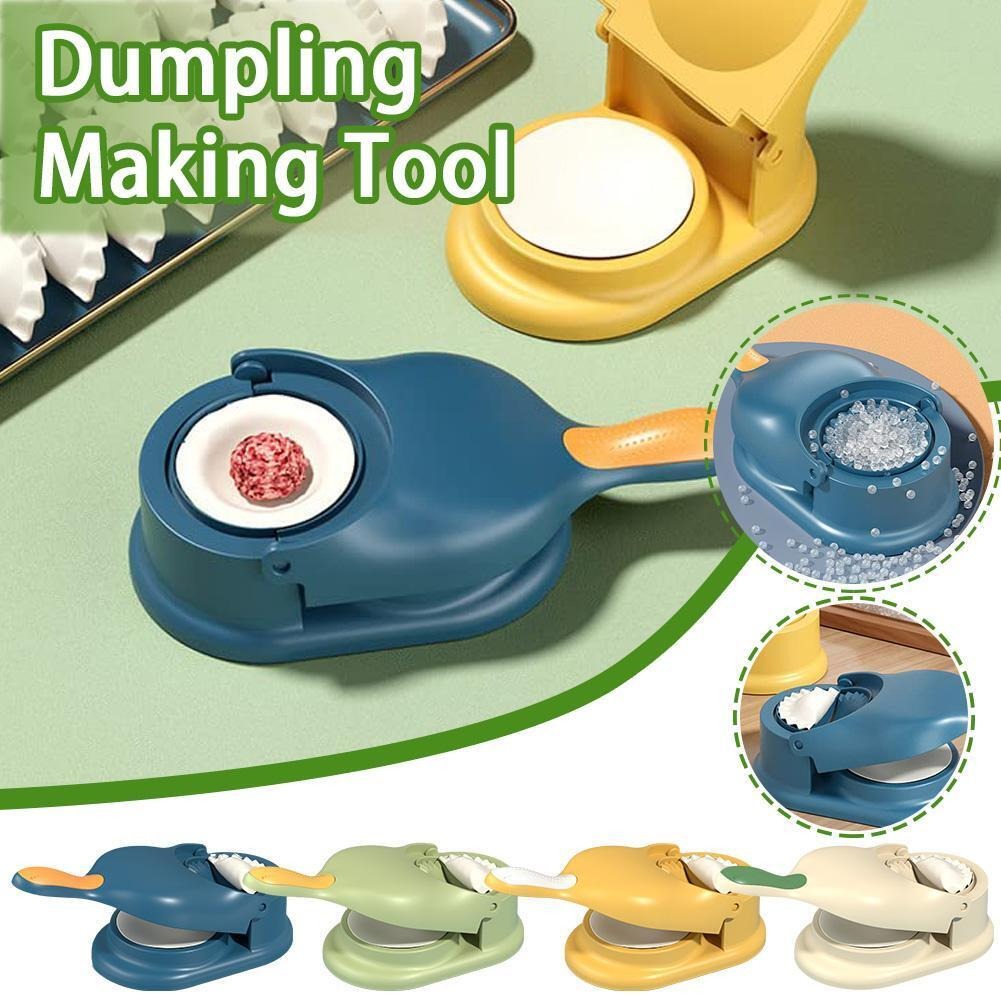 2-in-1 Manual Dumpling Maker & Dough Press Machine – Portable Samosa & Gujiya Mould Tool | Easy Kitchen DIY Pastry Accessory