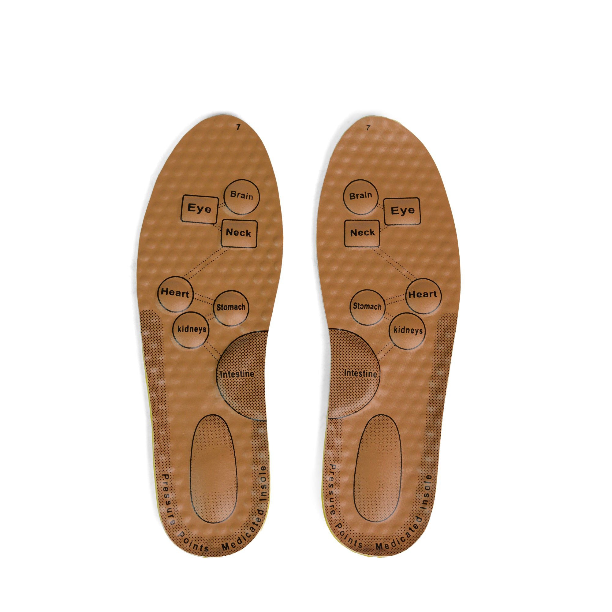 1 Pair Medicated Insole for Shoes – Pain Relief, Shock Absorption, Arch Support & All-Day Comfort | Walking, Sports & Daily Wear (Size 10)